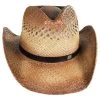 Route 66 Raffia Straw Cowboy Hat -ChicHeadwear Haven 227666
