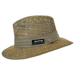 Panama Jack Seagrass Straw Safari Fedora Hat -ChicHeadwear Haven 228825