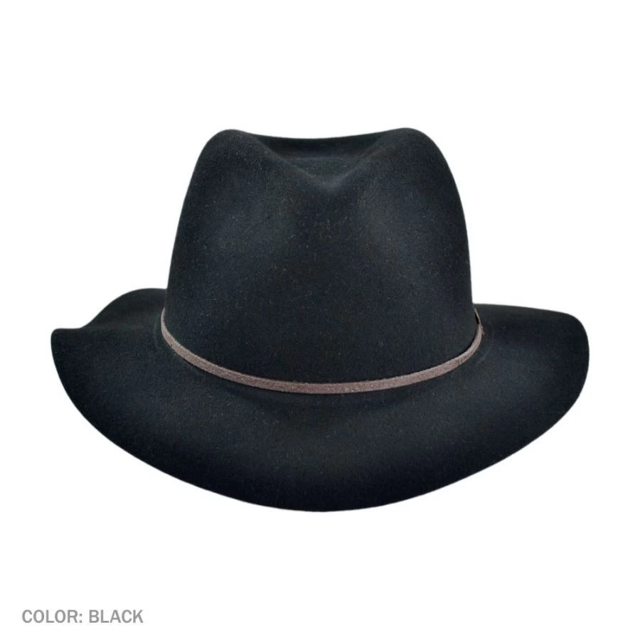 Bailey Jackman Rollable Wool LiteFelt Fedora Hat 3 Bailey Jackman Rollable Wool LiteFelt Fedora Hat