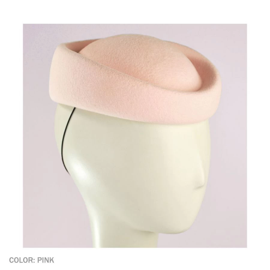 Heritage Collection 1940s Rosie Wool Felt Pillbox Hat 5 Heritage Collection 1940s Rosie Wool Felt Pillbox Hat - Image 3