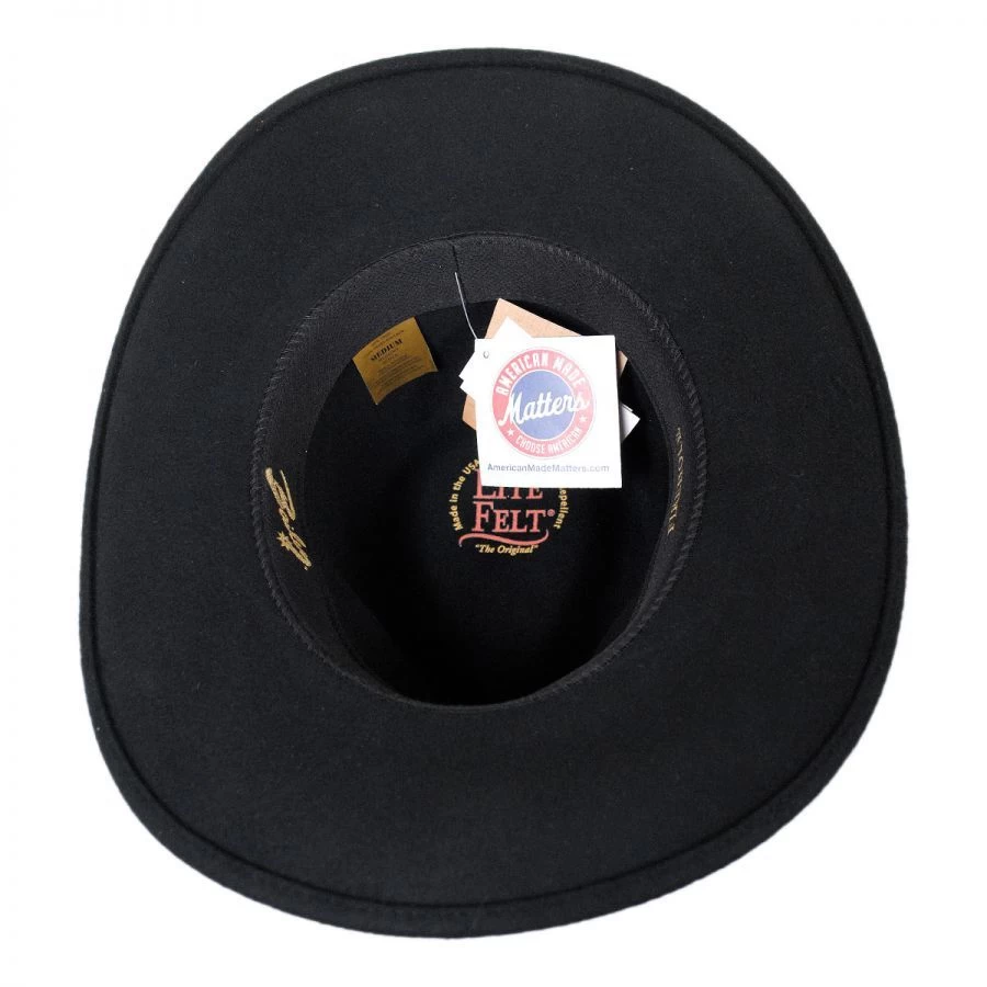 Bailey Firehole Crushable Wool LiteFelt Western Hat 5 Bailey Firehole Crushable Wool LiteFelt Western Hat - Image 3