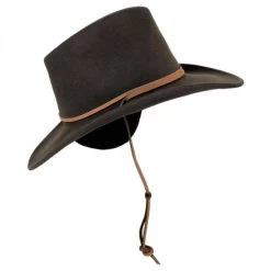 Bailey Joe Eder Crushable Wool LiteFelt Earflap Western Hat -ChicHeadwear Haven 245642