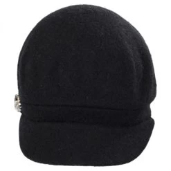 Rhinestone Wool Cap