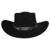 Little Joe Wool Felt Gambler Western Hat -ChicHeadwear Haven 247331