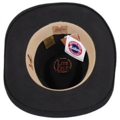 Bailey Caliber Crushable Wool LiteFelt Western Hat -ChicHeadwear Haven 249440