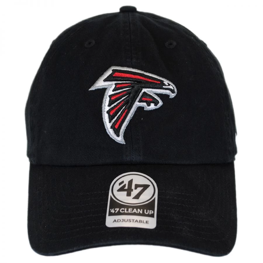 '47 BRAND Atlanta Falcons NFL Clean Up Strapback Baseball Cap Dad Hat 3 '47 BRAND Atlanta Falcons NFL Clean Up Strapback Baseball Cap Dad Hat