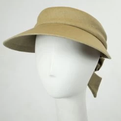 Scala Backbow Cotton Visor -ChicHeadwear Haven 254172