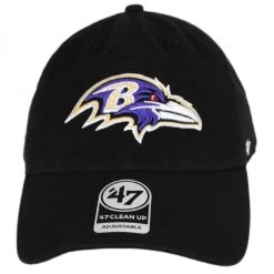 '47 BRAND Baltimore Ravens NFL Clean Up Strapback Baseball Cap Dad Hat