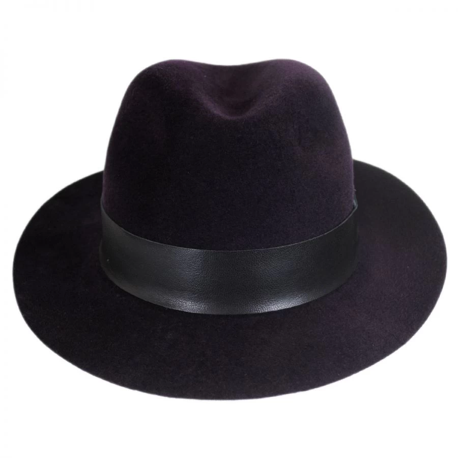 Bailey Flume Velour Fur Felt Fedora Hat 3 Bailey Flume Velour Fur Felt Fedora Hat