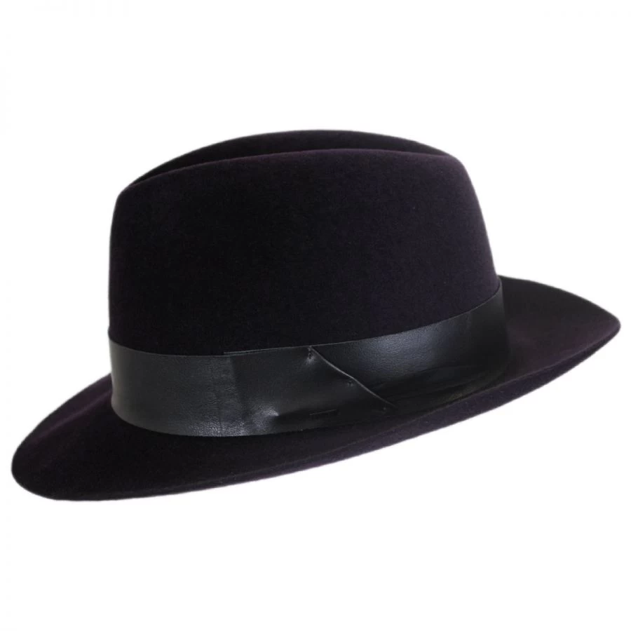 Bailey Flume Velour Fur Felt Fedora Hat 4 Bailey Flume Velour Fur Felt Fedora Hat - Image 2