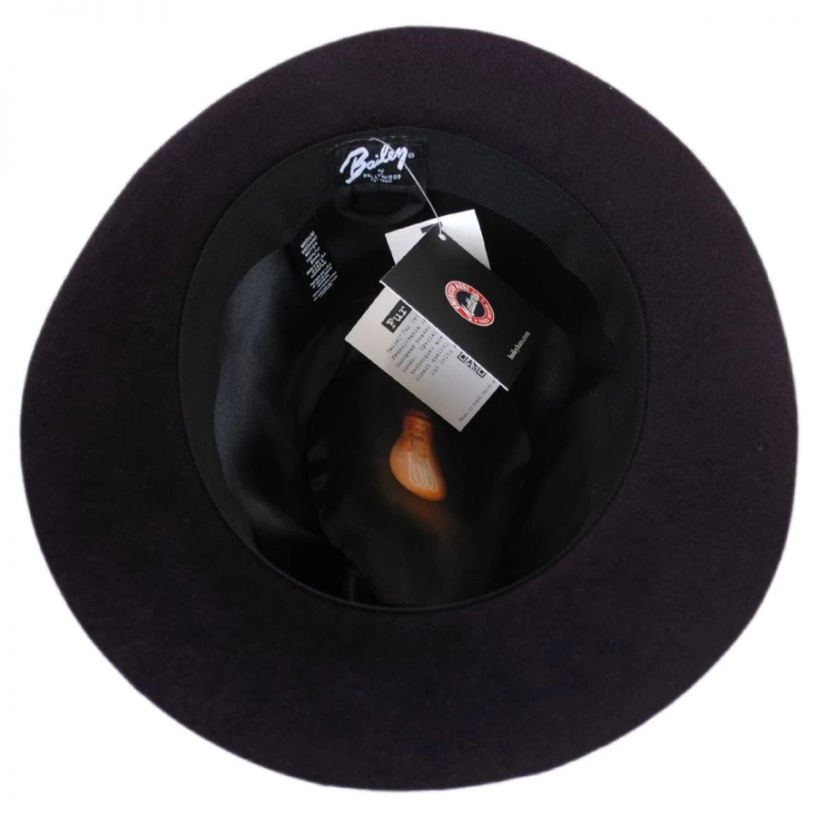 Bailey Flume Velour Fur Felt Fedora Hat 5 Bailey Flume Velour Fur Felt Fedora Hat - Image 3