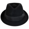Teardrop Wool Felt Trilby Fedora Hat -ChicHeadwear Haven 262289
