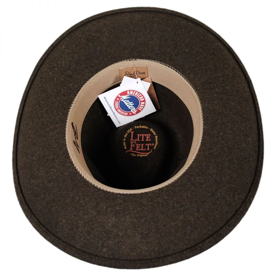 Bailey Palisade Crushable Wool LiteFelt Western Hat 4 Bailey Palisade Crushable Wool LiteFelt Western Hat - Image 2