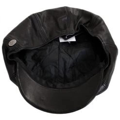 Bailey Noclin Leather Newsboy Cap -ChicHeadwear Haven 270054