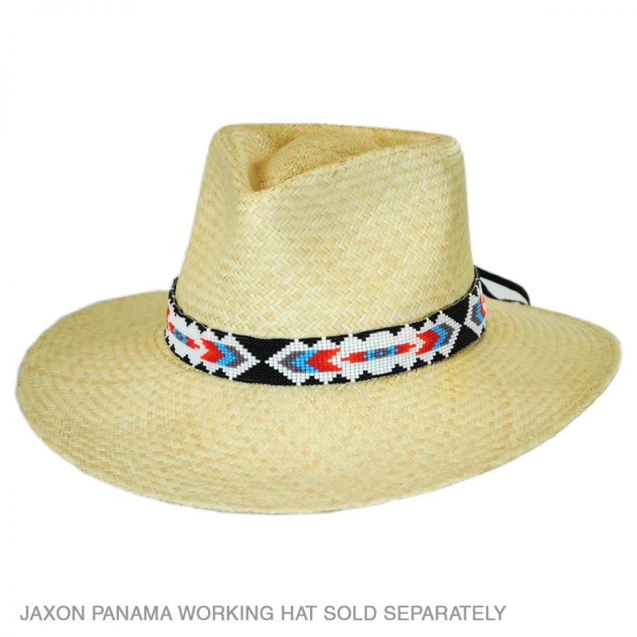 Chevron Beaded Hat Band 3 Chevron Beaded Hat Band
