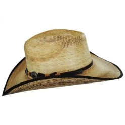Stetson Kimball Palm Leaf Straw Western Hat 6 Stetson Kimball Palm Leaf Straw Western Hat -ChicHeadwear Haven 270693