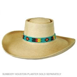 Feathers Beaded Hat Band