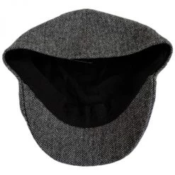 Herringbone Wool Blend Duckbill Ivy Cap -ChicHeadwear Haven 276329