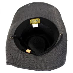 Scala Chincord Toyo Straw Western Hat -ChicHeadwear Haven 282029