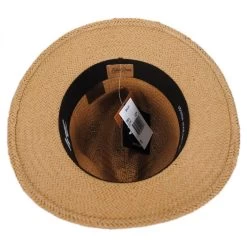 Bailey Kilgore Raindura Toyo Straw Fedora Hat -ChicHeadwear Haven 282065