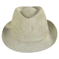 Stetson Linen Delave Trilby Fedora Hat