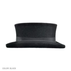 Deadman Wool Felt Top Hat 7 Deadman Wool Felt Top Hat -ChicHeadwear Haven 28997