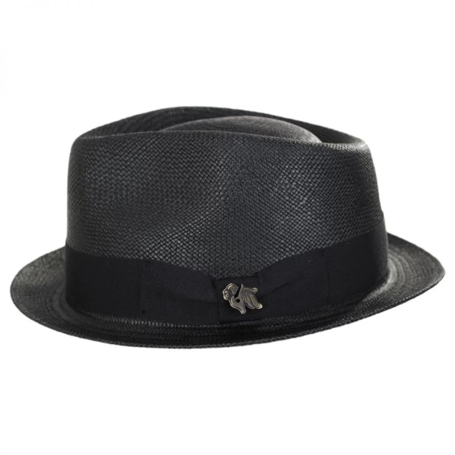 Boston Panama Straw Trilby Fedora Hat 4 Boston Panama Straw Trilby Fedora Hat - Image 2