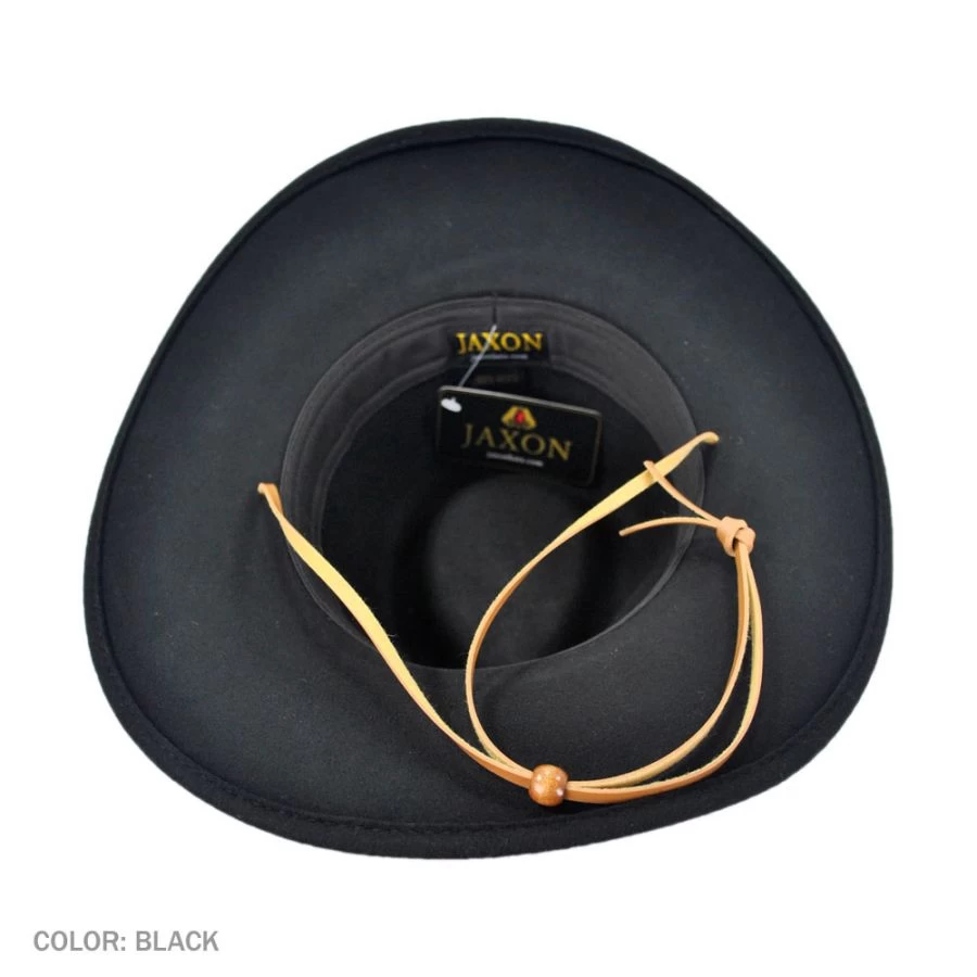 Crushable Wool Felt Chincord Outback Hat 5 Crushable Wool Felt Chincord Outback Hat - Image 3