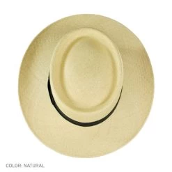Cuenca Panama Straw Gambler Hat -ChicHeadwear Haven 29381