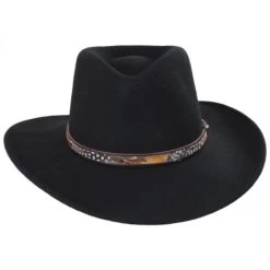 Stetson Linwood Crushable Wool Felt Outback Hat