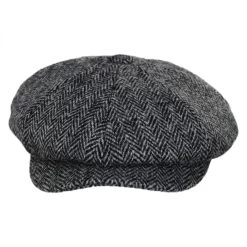 Harris Tweed Castlebay Wool Newsboy Cap