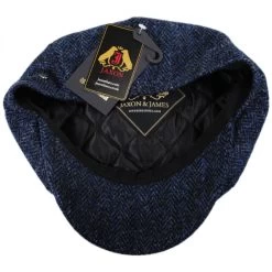Harris Tweed Skye Wool Newsboy Cap -ChicHeadwear Haven 306316