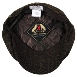 Harris Tweed Arnol Wool Newsboy Cap -ChicHeadwear Haven 306361