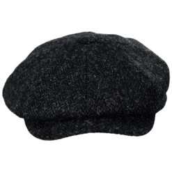 Harris Tweed Taransay Wool Newsboy Cap