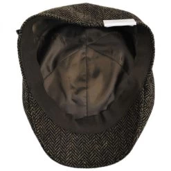 Classic Shetland Wool Herringbone Duckbill Ivy Cap -ChicHeadwear Haven 307413