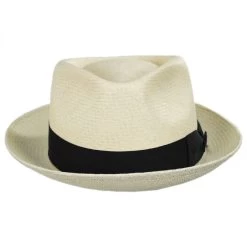 Quickstep Grade 8 Panama Straw Fedora Hat