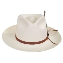 Stetson Tallahassee Shantung Straw Fedora Hat