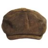 Stetson Pigskin Leather Newsboy Cap -ChicHeadwear Haven 317256