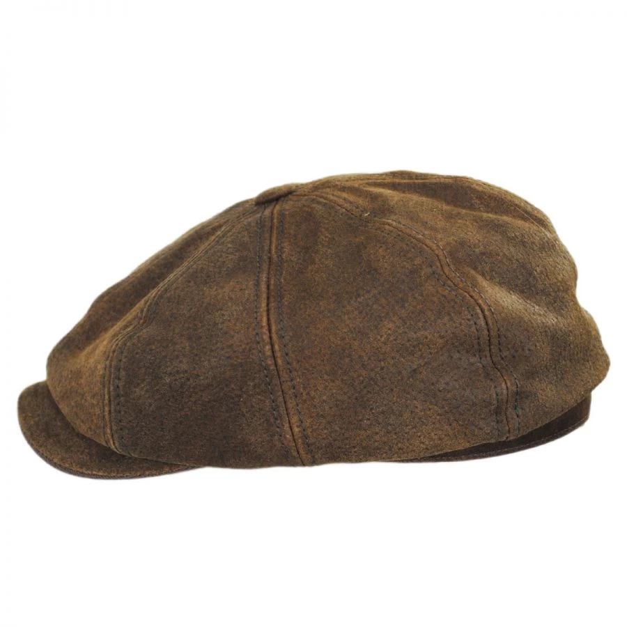 Stetson Pigskin Leather Newsboy Cap 4 Stetson Pigskin Leather Newsboy Cap - Image 2
