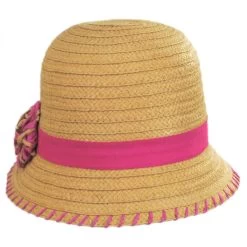 Kiki Toyo Straw Cloche Hat