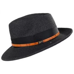 Bailey Denney Toyo Straw Blend Fedora Hat -ChicHeadwear Haven 318779