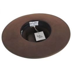 Wool Felt Rancher Fedora Hat - Coco 7 Wool Felt Rancher Fedora Hat - Coco -ChicHeadwear Haven 320493