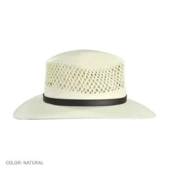 Stetson Digger Shantung Straw Outback Hat -ChicHeadwear Haven 32276