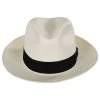 Center Pinch Shantung Straw Fedora Hat -ChicHeadwear Haven 322763