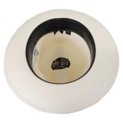 Center Pinch Shantung Straw Fedora Hat -ChicHeadwear Haven 322765