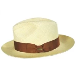 Scala Safari Grade 8 Panama Straw Fedora Hat -ChicHeadwear Haven 322821