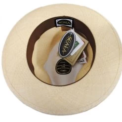 Scala Safari Grade 8 Panama Straw Fedora Hat -ChicHeadwear Haven 322822