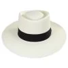 St. Charles Shantung Straw Gambler Hat -ChicHeadwear Haven 323117