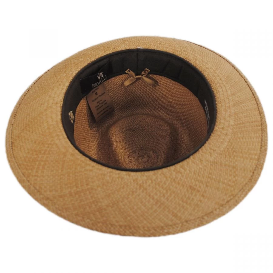 San Juliette Panama Straw Fedora Hat 5 San Juliette Panama Straw Fedora Hat - Image 3