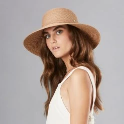 Delphina Raffia Straw Braid Swinger Sunhat
